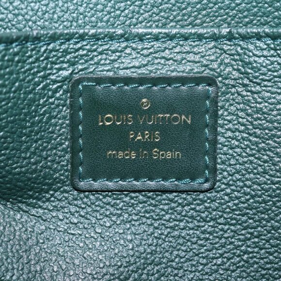 LOUIS VUITTON Taiga Trousse Toilette GM Clutch Bag Epicea - Picture 12 of 16